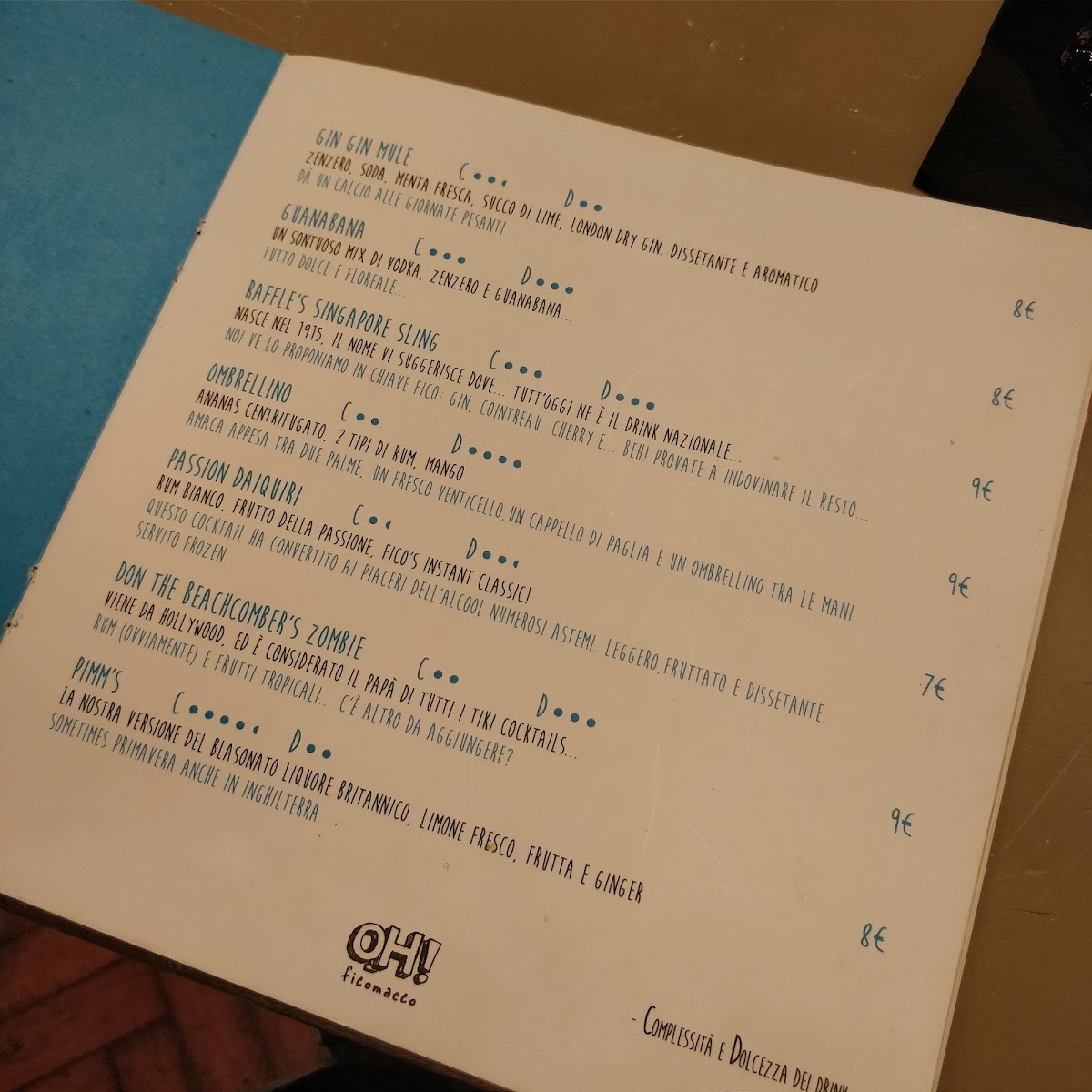 Menu - Oh!ficomaeco photo 1